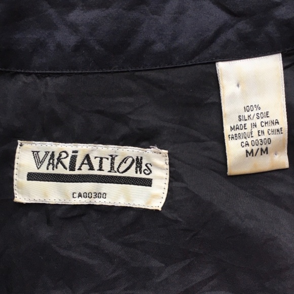 Silk Colourblock button up - Picture 2 of 3